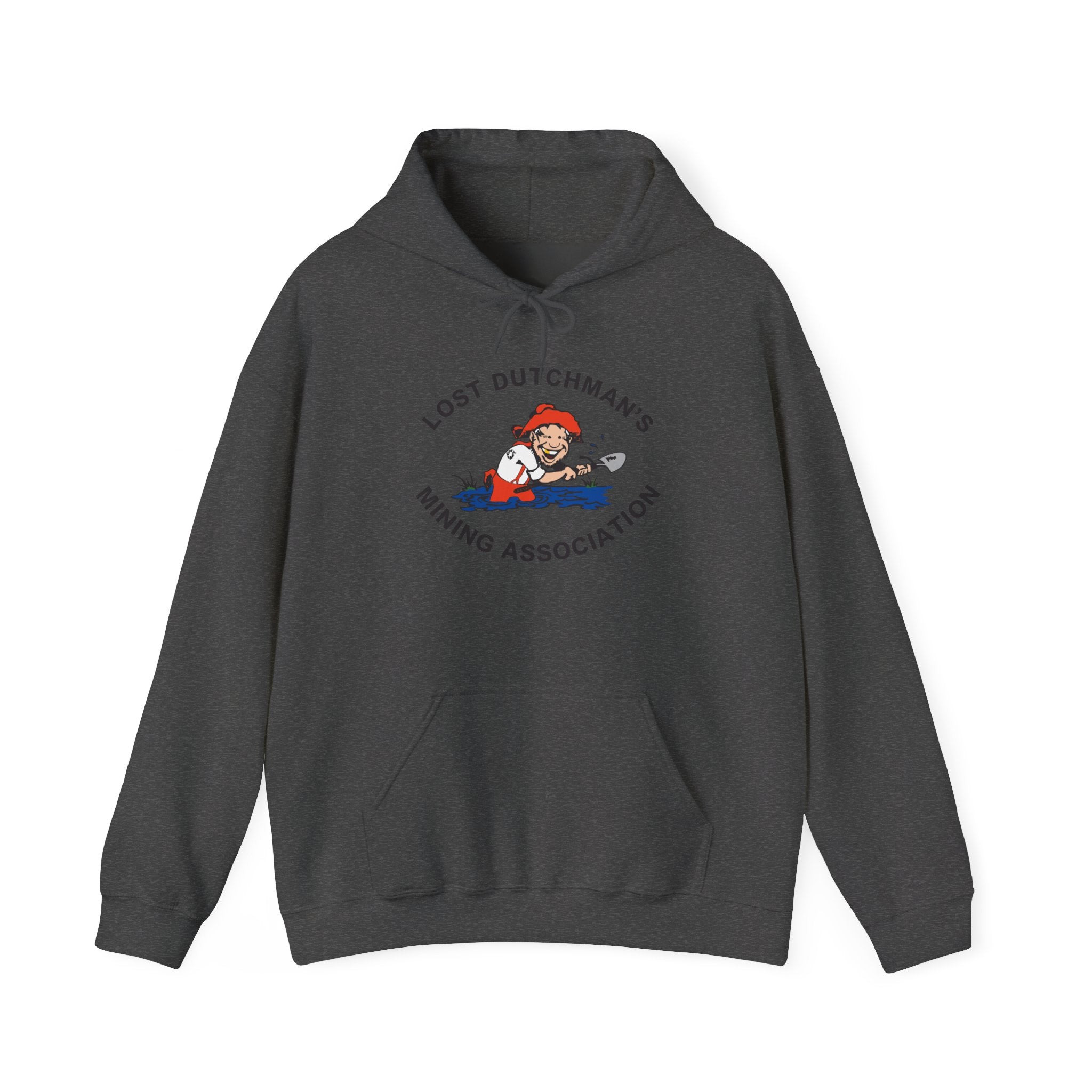 Lost Dutchman's Mining Association Hoodie – Retro Digger Logo Pullover