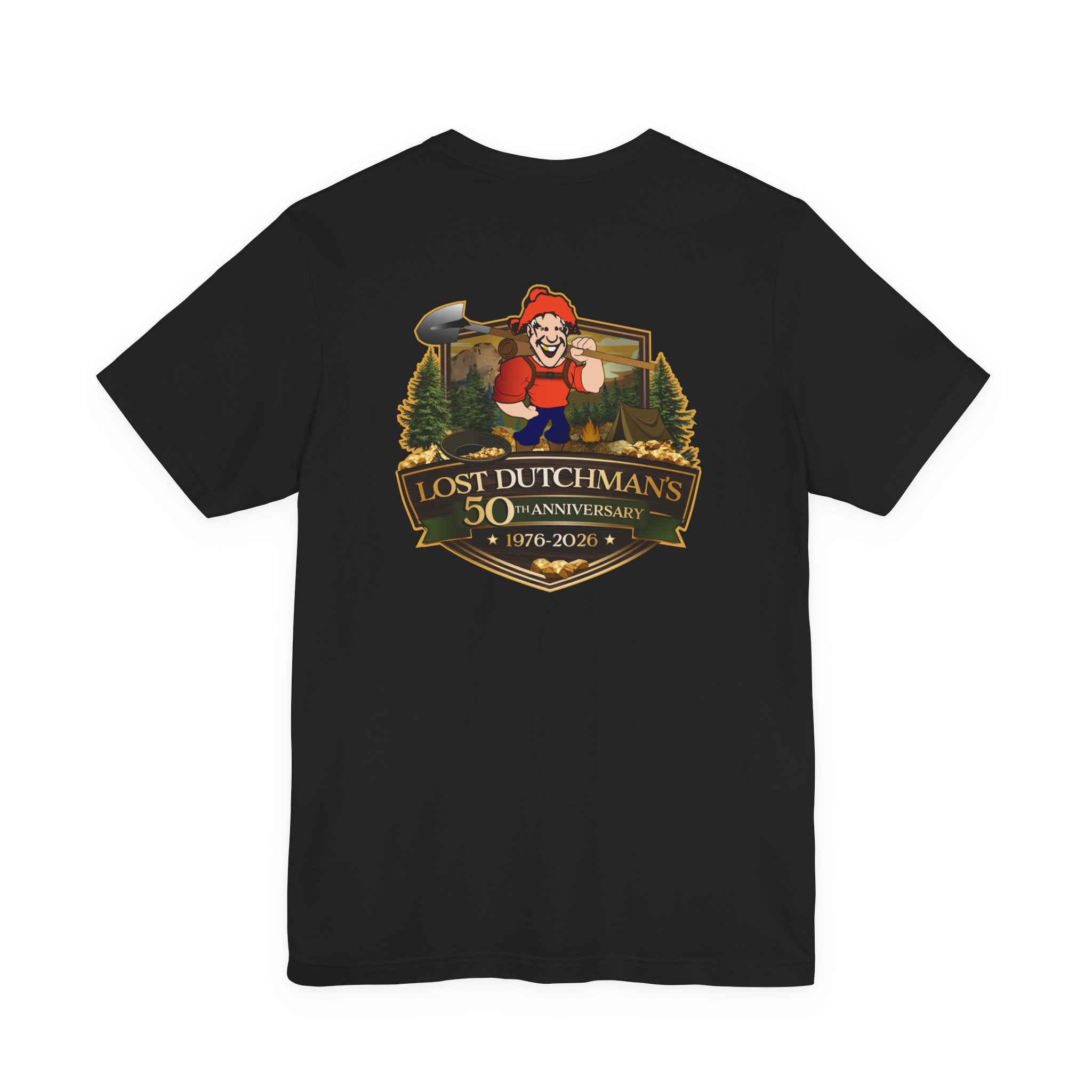 T-Shirt — Lost Dutchman's 50th Anniversary Vintage Miner Logo
