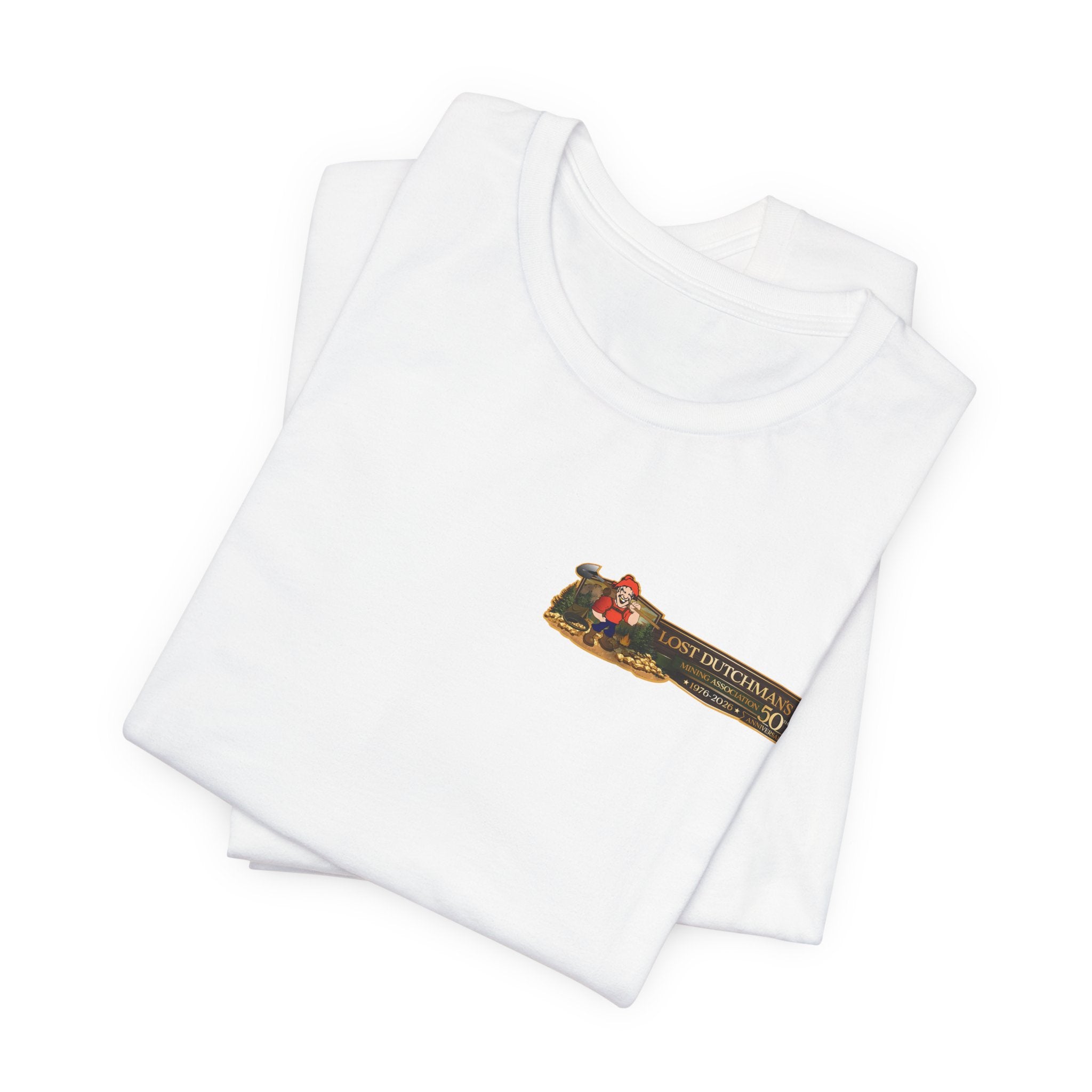 T-Shirt — Lost Dutchman's 50th Anniversary Vintage Miner Logo