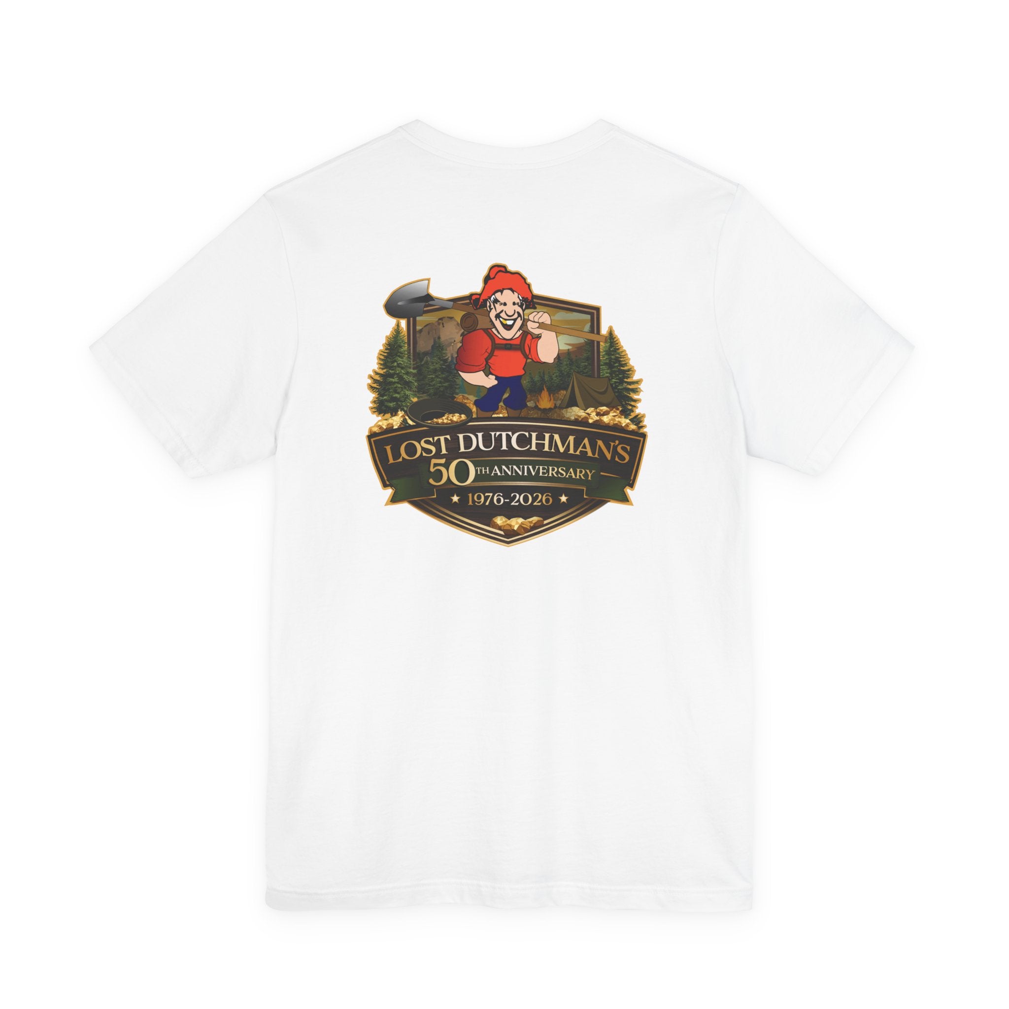 T-Shirt — Lost Dutchman's 50th Anniversary Vintage Miner Logo