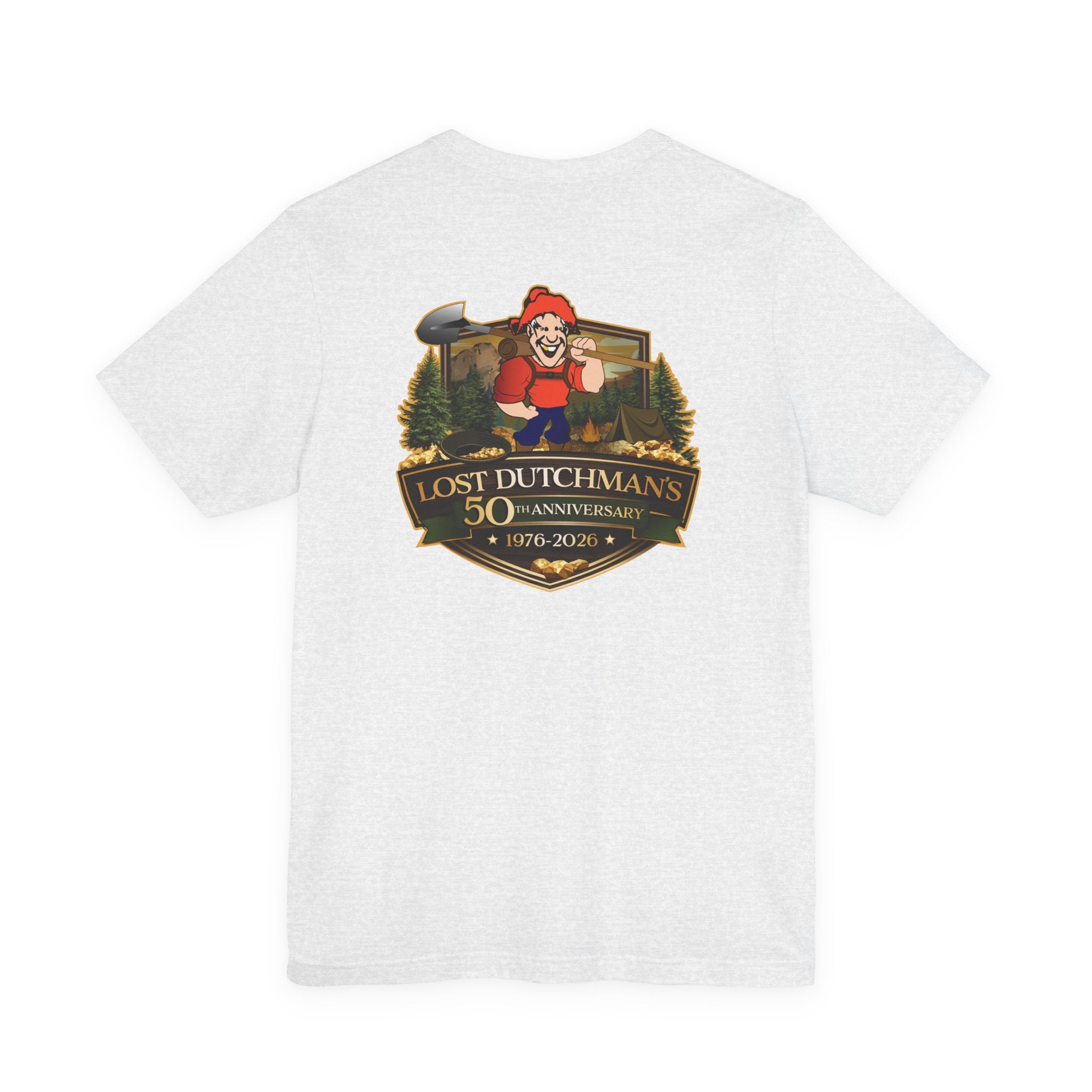 T-Shirt — Lost Dutchman's 50th Anniversary Vintage Miner Logo