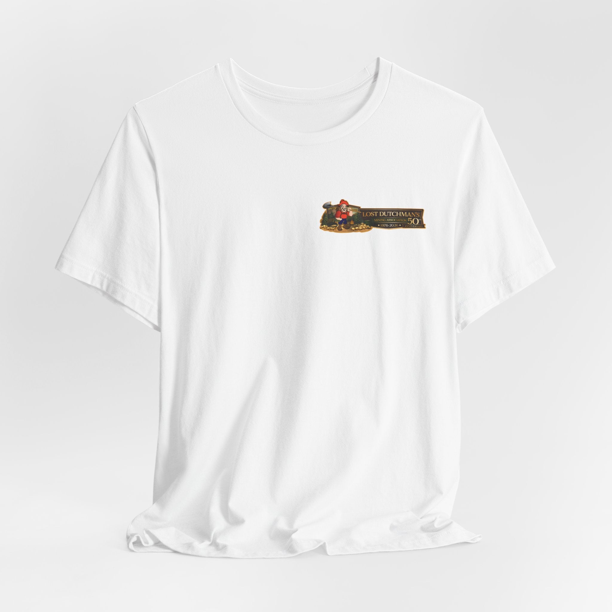 T-Shirt — Lost Dutchman's 50th Anniversary Vintage Miner Logo