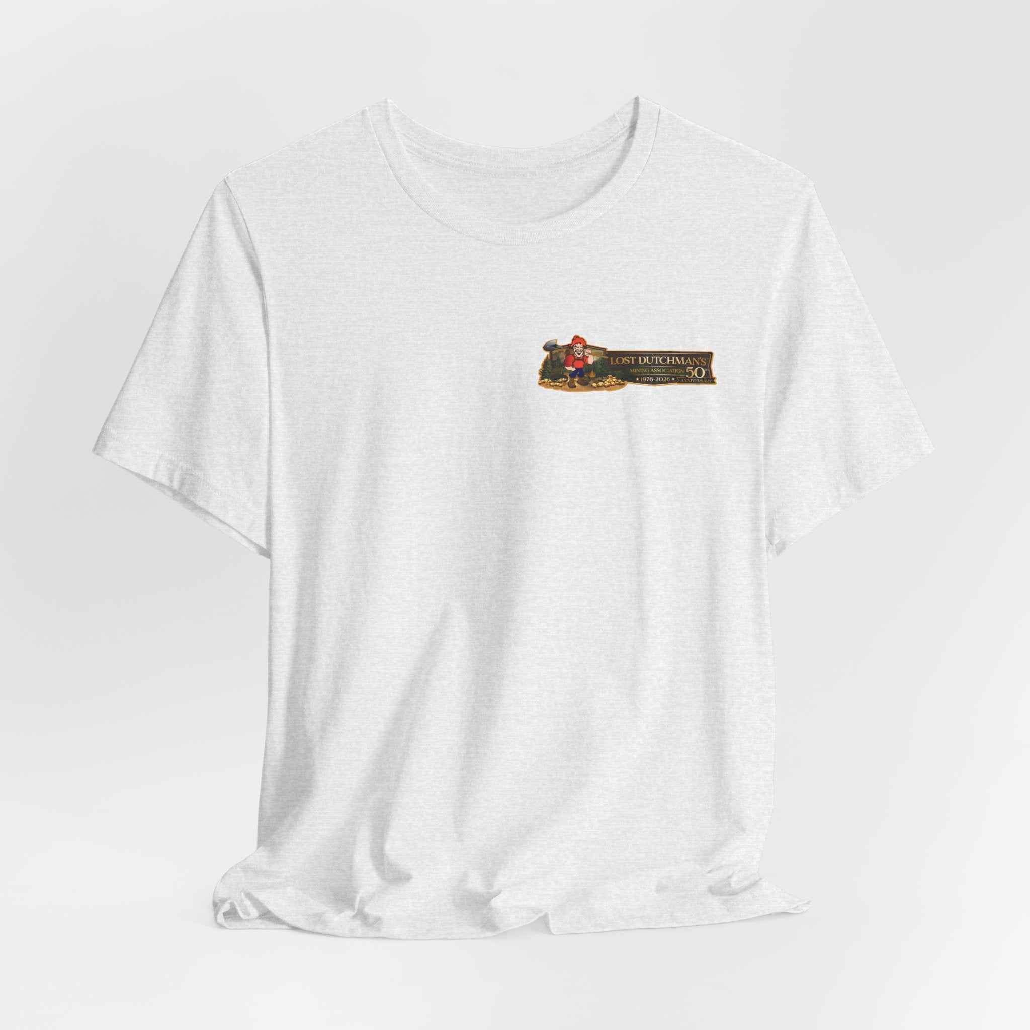 T-Shirt — Lost Dutchman's 50th Anniversary Vintage Miner Logo