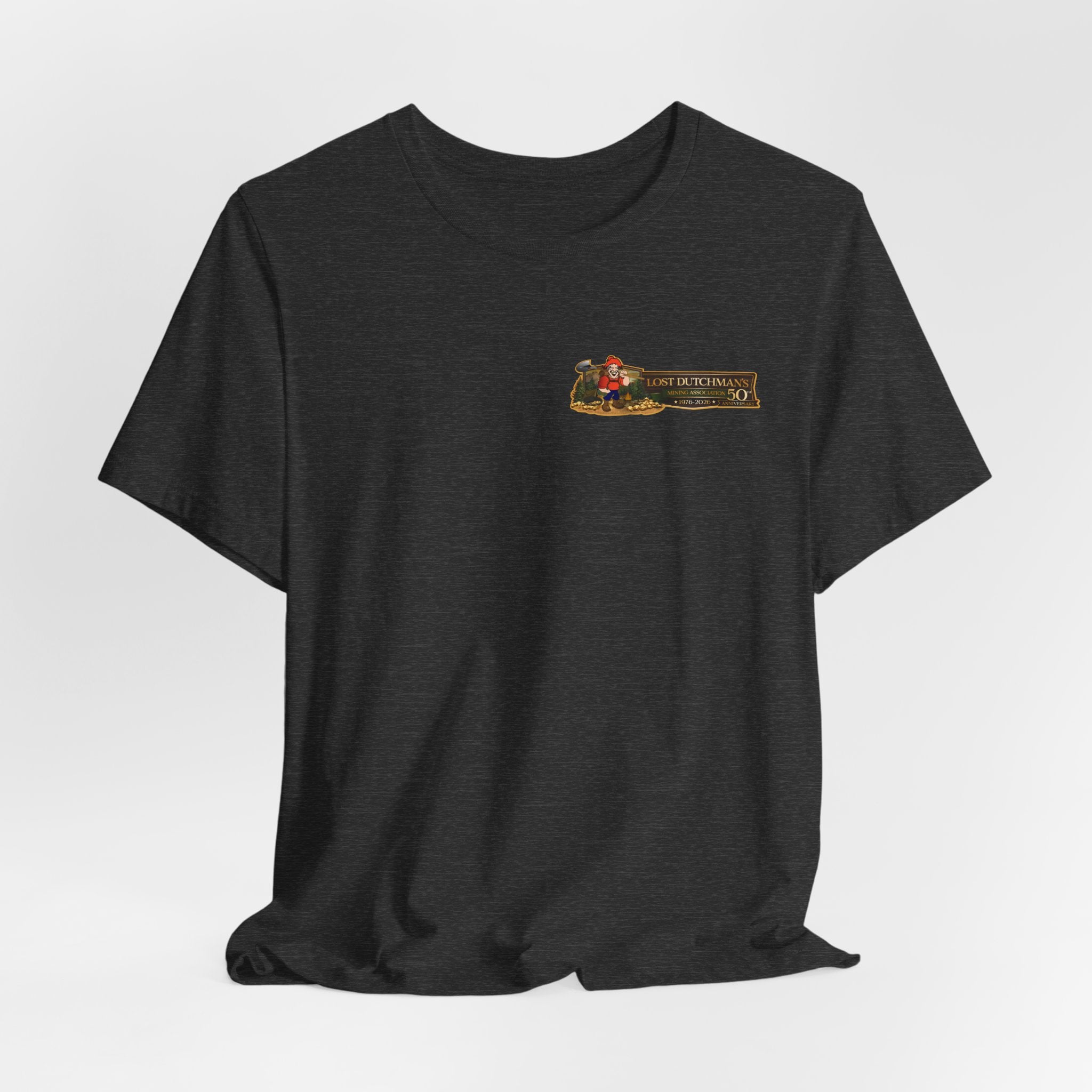 T-Shirt — Lost Dutchman's 50th Anniversary Vintage Miner Logo