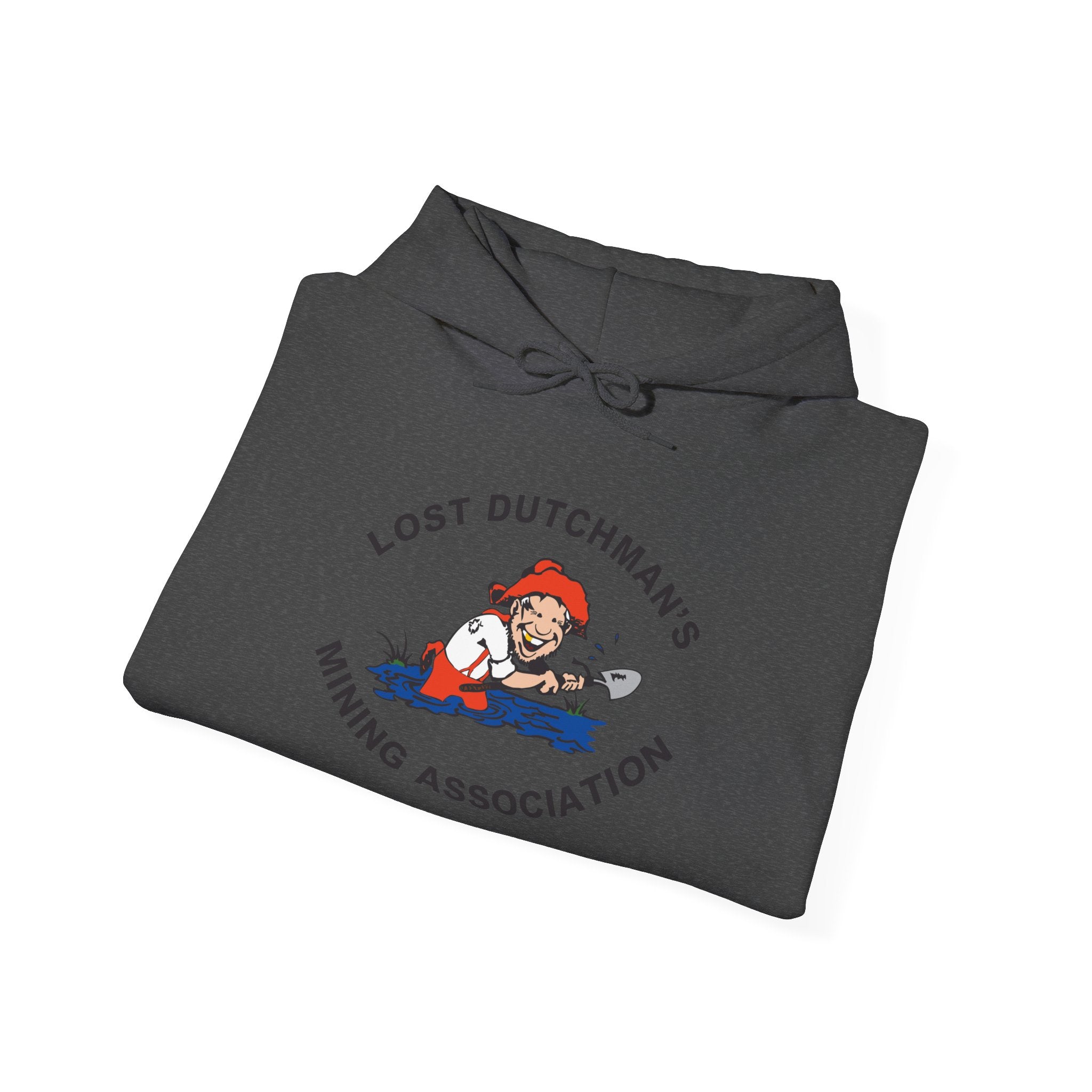 Lost Dutchman's Mining Association Hoodie – Retro Digger Logo Pullover